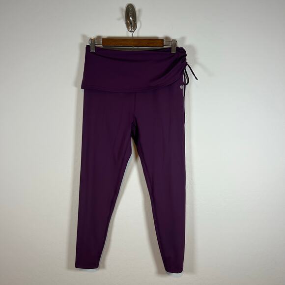 Apana women's high-waisted purple skirted leggings with a waist cover size M - Picture 1 of 6